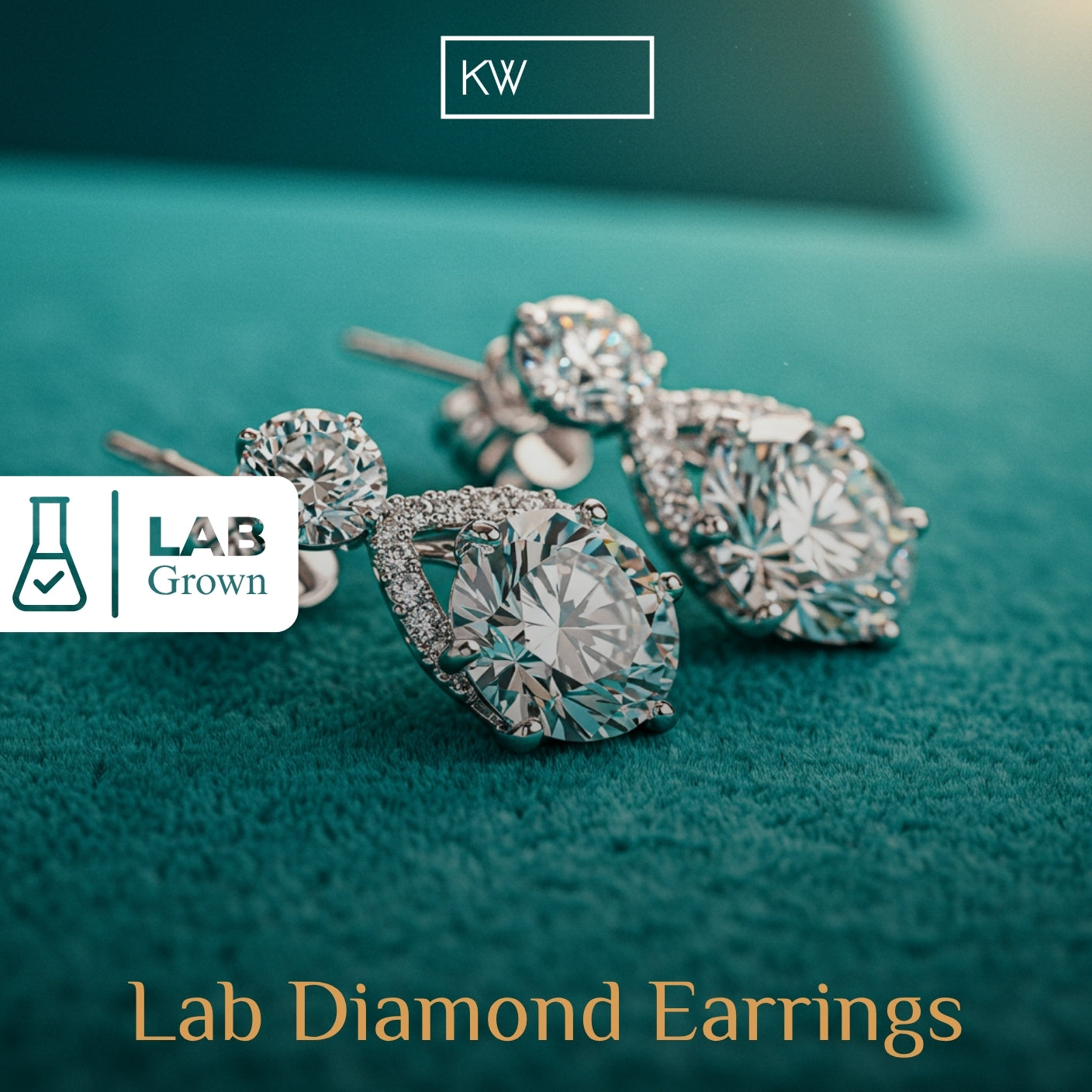 Lab Diamond Earrings