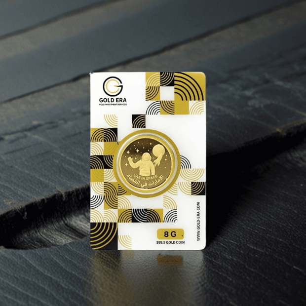 8g Gold Coin 24K (Half Ounce) – UAE in Space Design