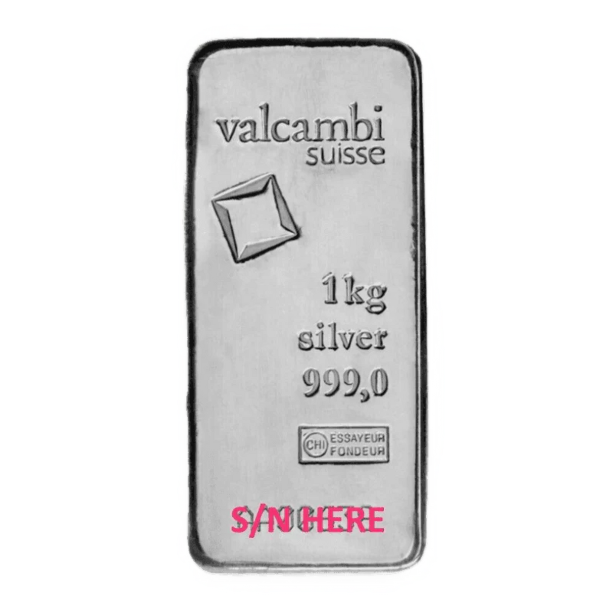 1kg Silver Valcambi 999.0