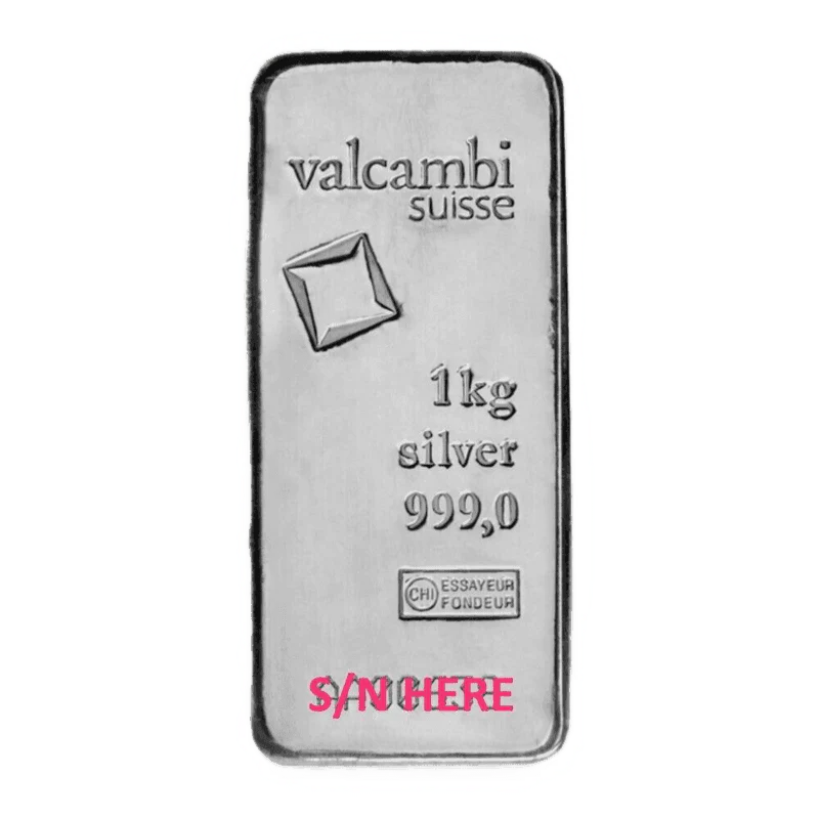1kg Silver Valcambi 999.0
