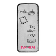 1kg Silver Valcambi 999.0