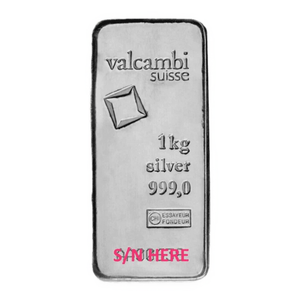 1kg Silver Valcambi 999.0