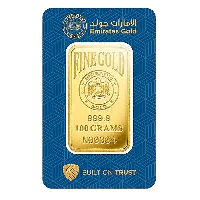Emirates 100 Gram Gold Bar