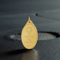 10 Grams Gold Pendant 24K – (virgin Mary) Design