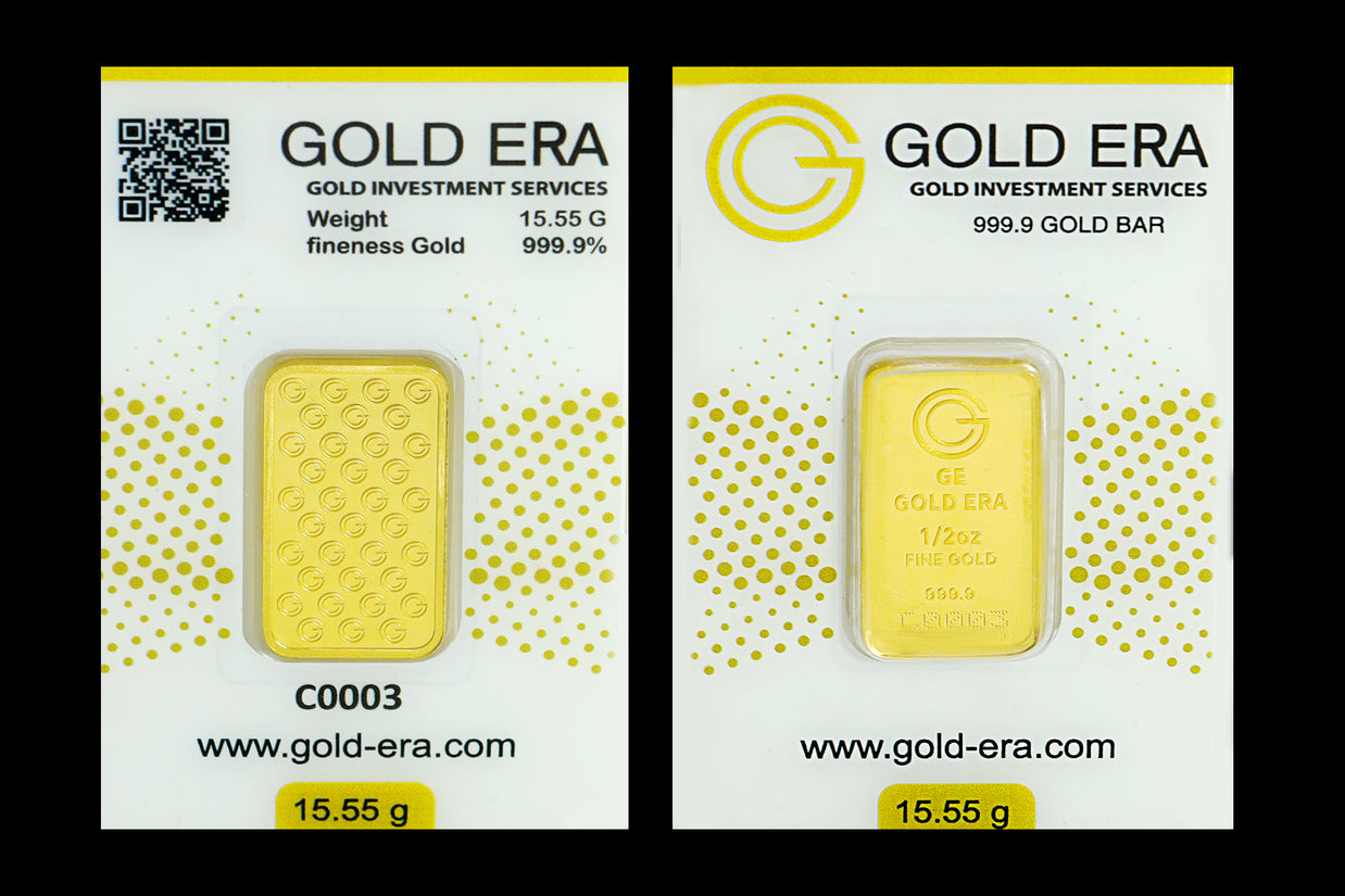 15.55 grams gold bar