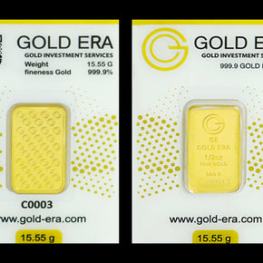 15.55 grams gold bar