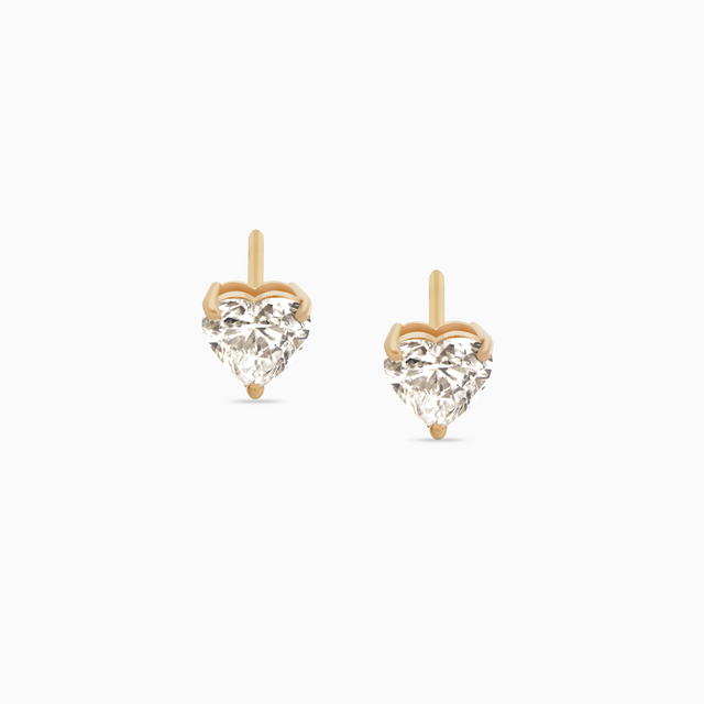 Pure Heart Diamond Studs