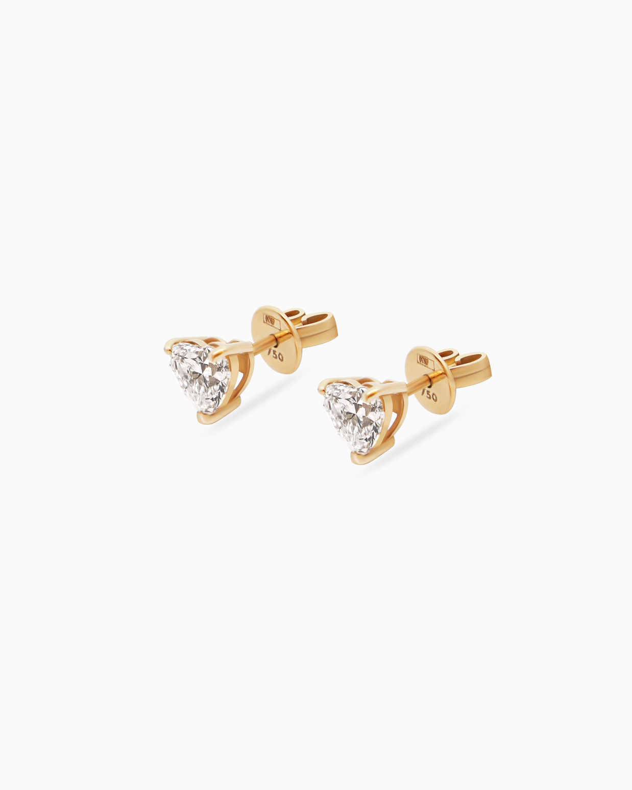 Pure Heart Diamond Studs