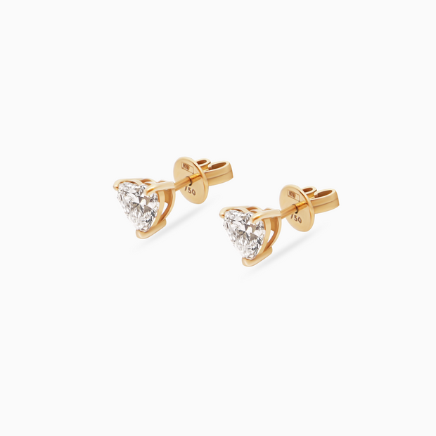 Pure Heart Diamond Studs