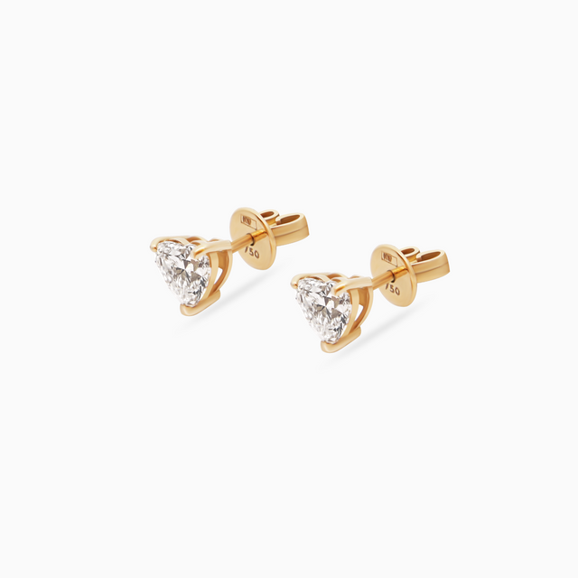 Pure Heart Diamond Studs