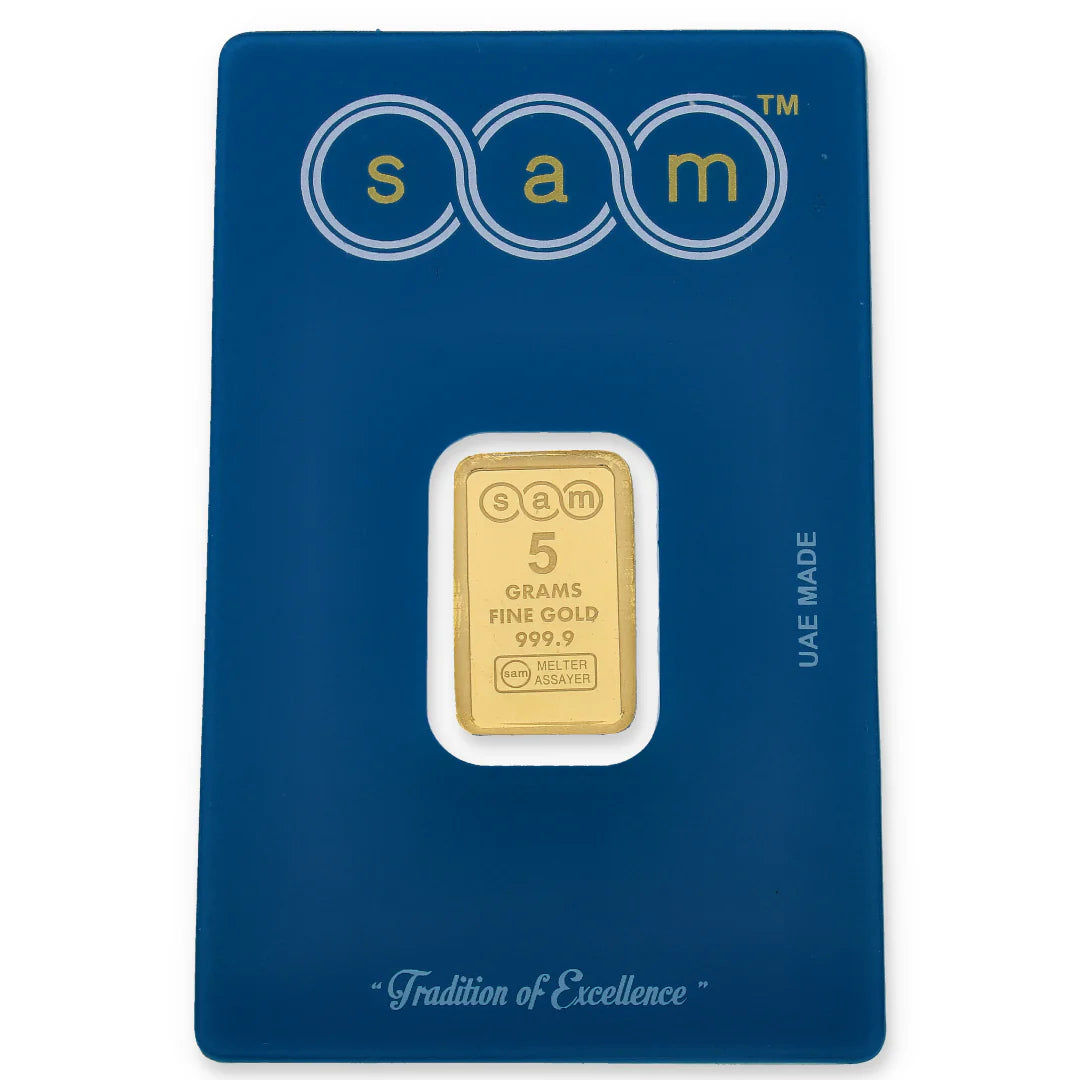 SAM 5 Grams Gold Bar