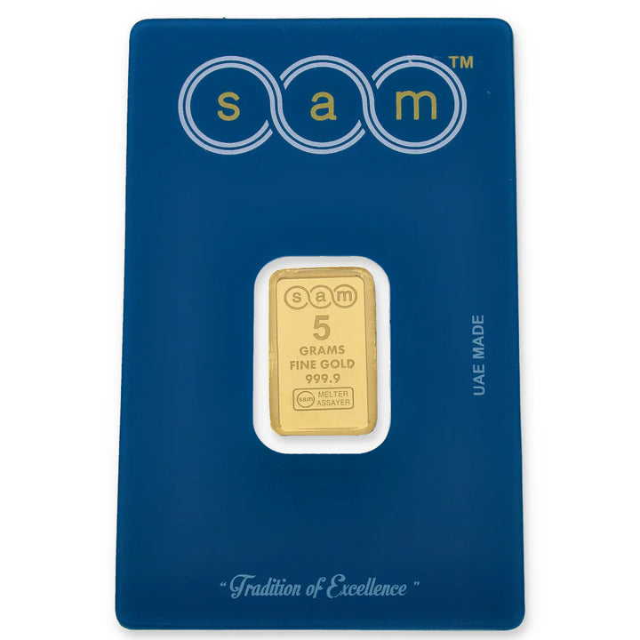 SAM 5 Grams Gold Bar