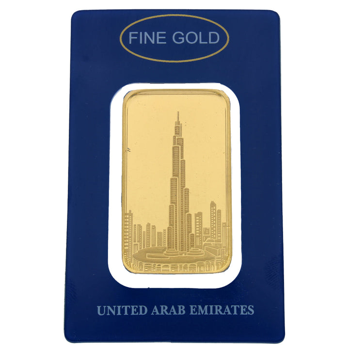5 Tola Burj Khalifa Gold Bar 999.9 Purity -
