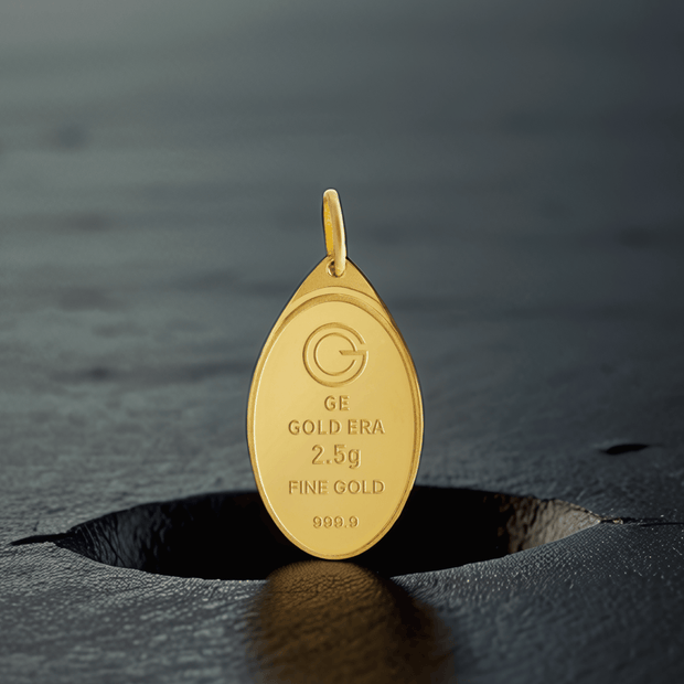 2.5 Grams Gold Pendant 24K – (ALLAH) Design