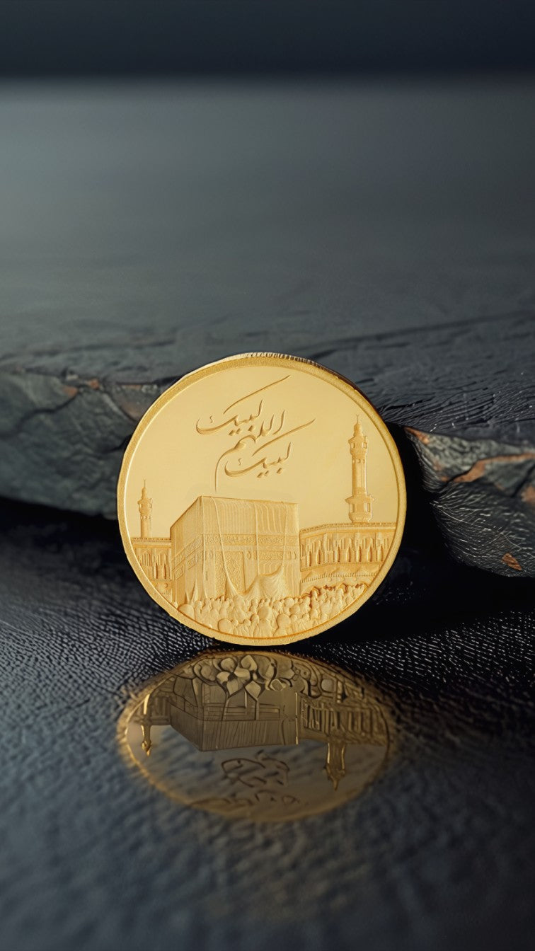 25g Gold Coin 24K– KAABA Design
