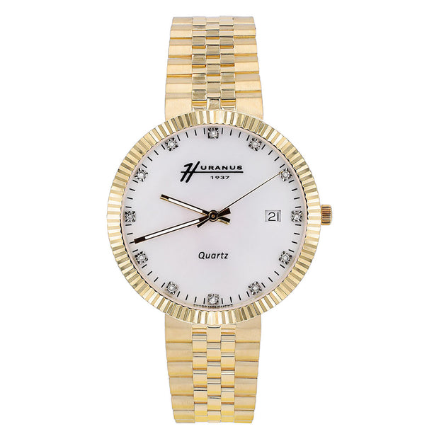 Huranus 3648 Men’s Gold Watch MOPC