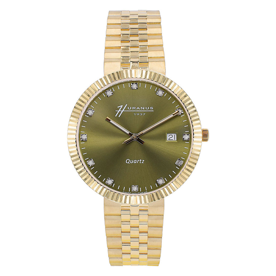 Huranus 3648 Men’s Gold Watch VOC