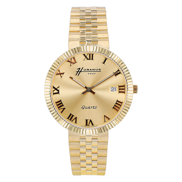 Huranus 3648 Men’s Gold Watch YR