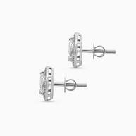 The Pear Halo Diamond Earrings (1.27ctw) – 18k Gold