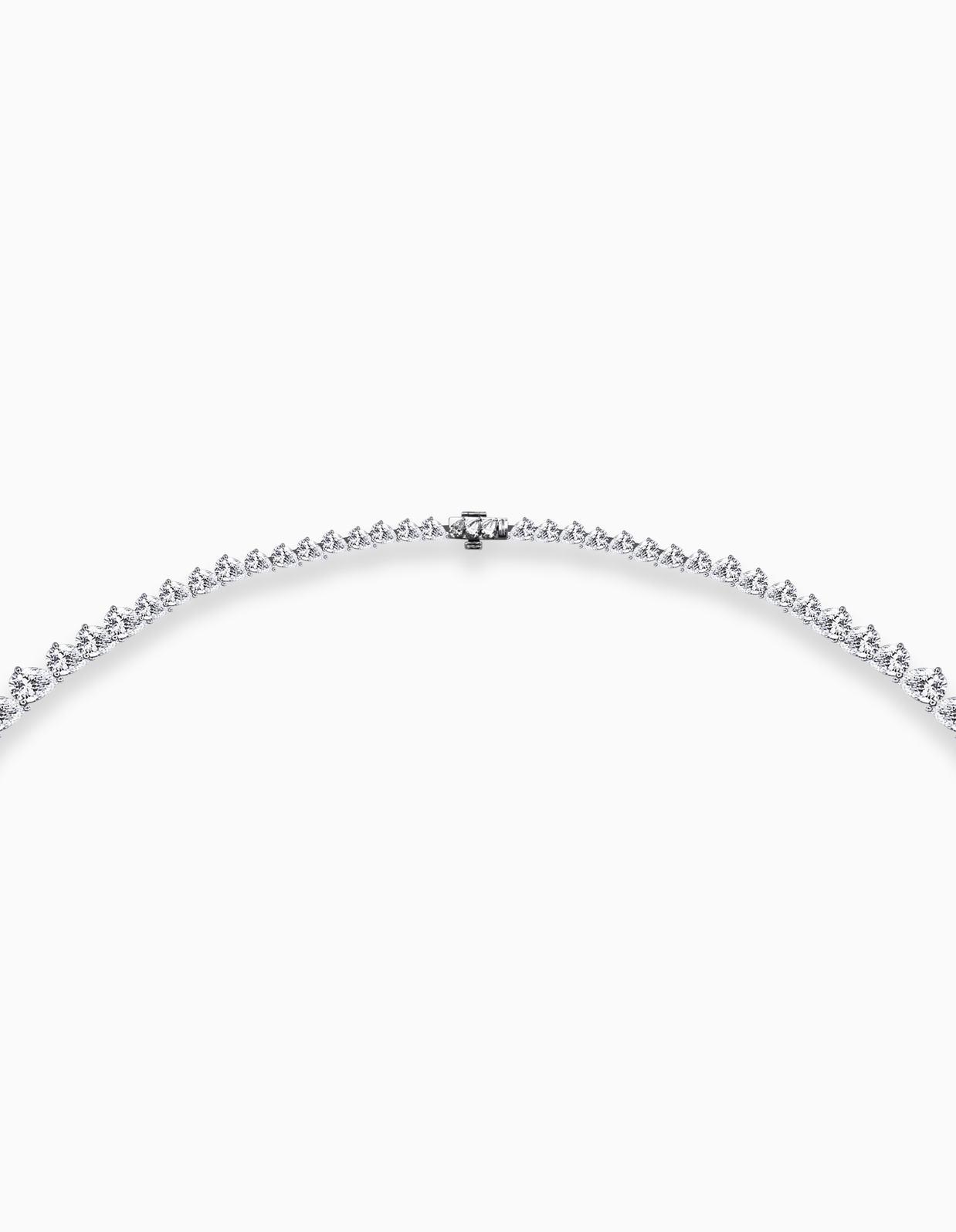Pear Drop Lab Grown Diamond Necklace – 25.83ctw in 18k White Gold