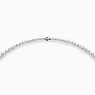 Pear Drop Lab Grown Diamond Necklace – 25.83ctw in 18k White Gold
