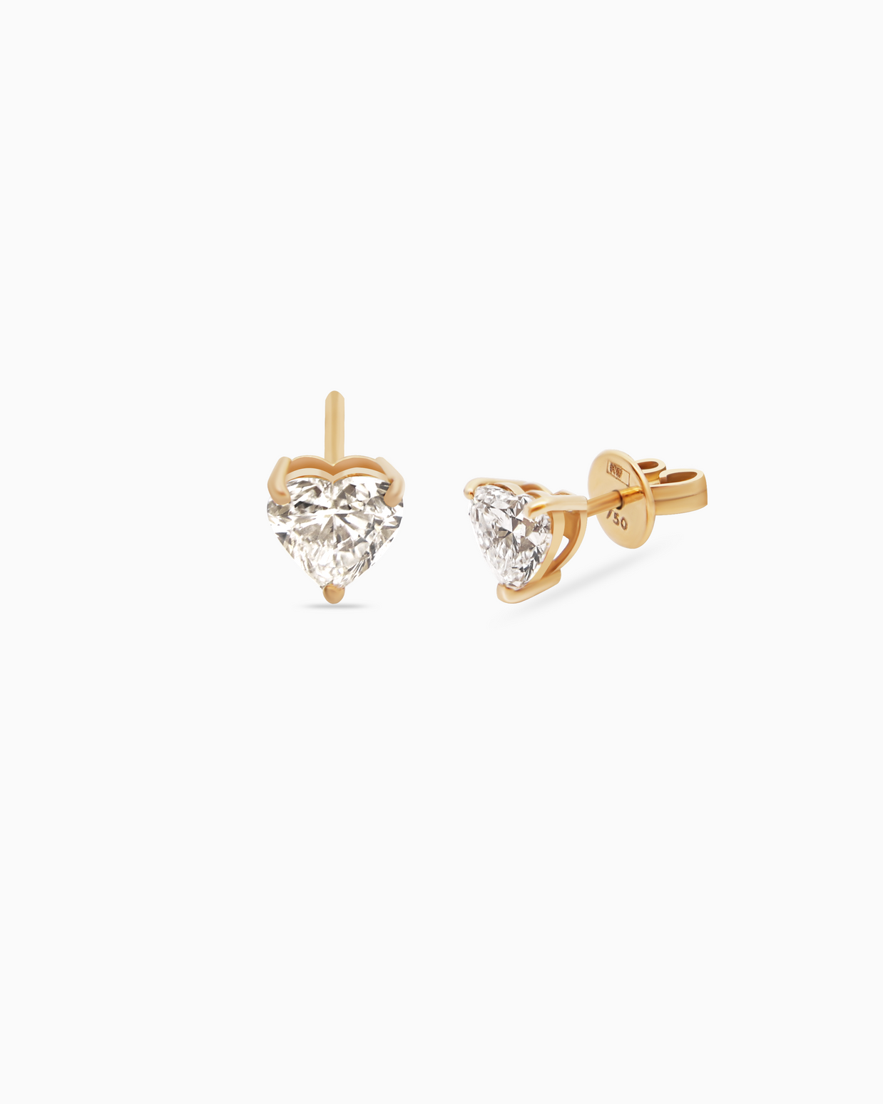 Pure Heart Diamond Studs