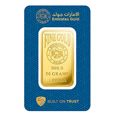 Emirates 50 Gram Gold Bar