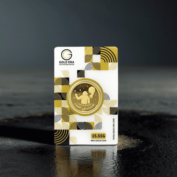 15.55g Gold Coin 24K (Half Ounce) – UAE in Space Design