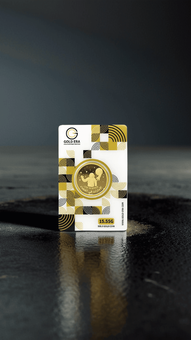 15.55g Gold Coin 24K (Half Ounce) – UAE in Space Design
