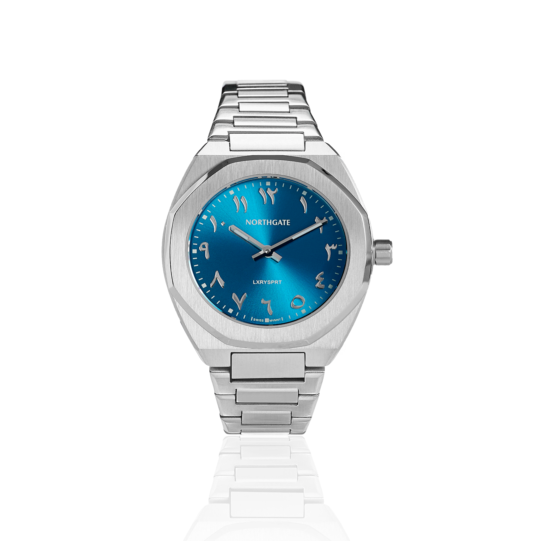 Pacific Blue With Arabic Number