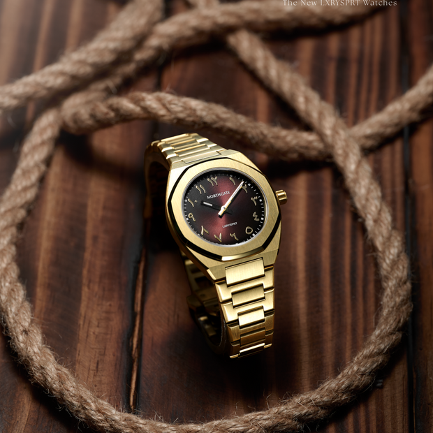 Northgate Club 34 Nutella brown gold Arabic numbers