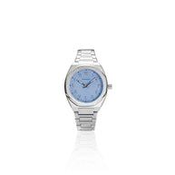 Sky Blue Clou de Paris dail silver