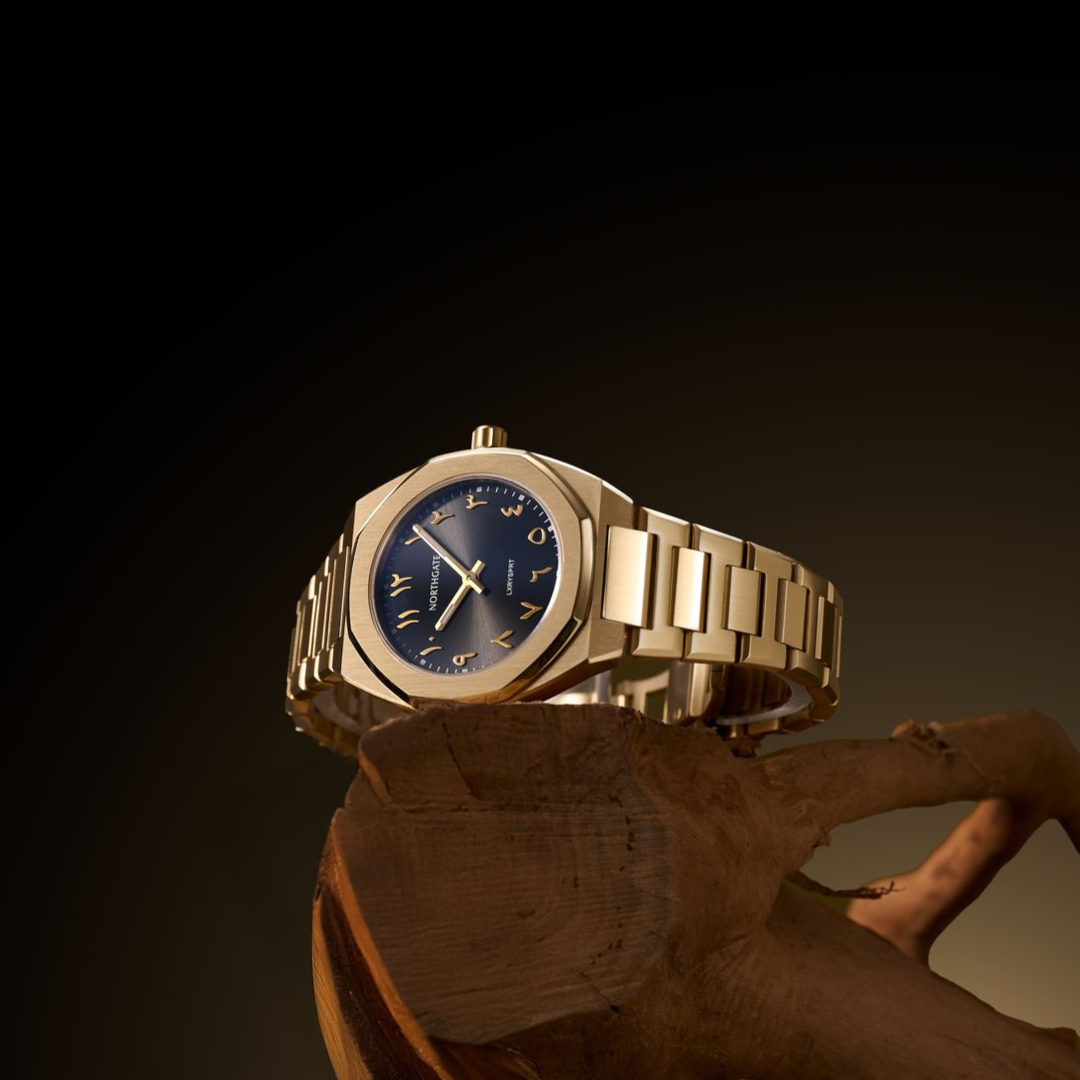 ⁠Royal black gold with Arabic Number