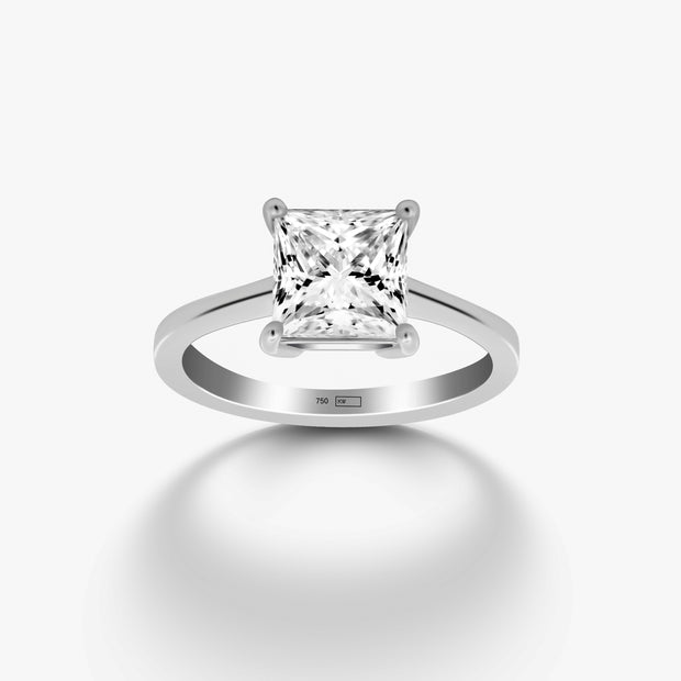 2.00ct Princess Cut Lab Grown Diamond Ring
