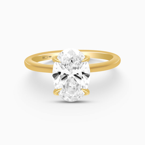 2.ct Oval Brilliant Lab Grown Diamond Ring