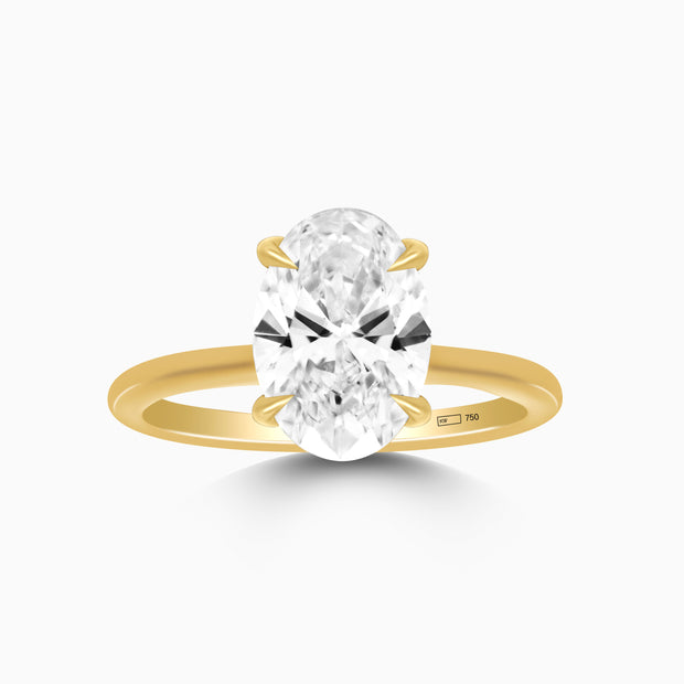 2.ct Oval Brilliant Lab Grown Diamond Ring