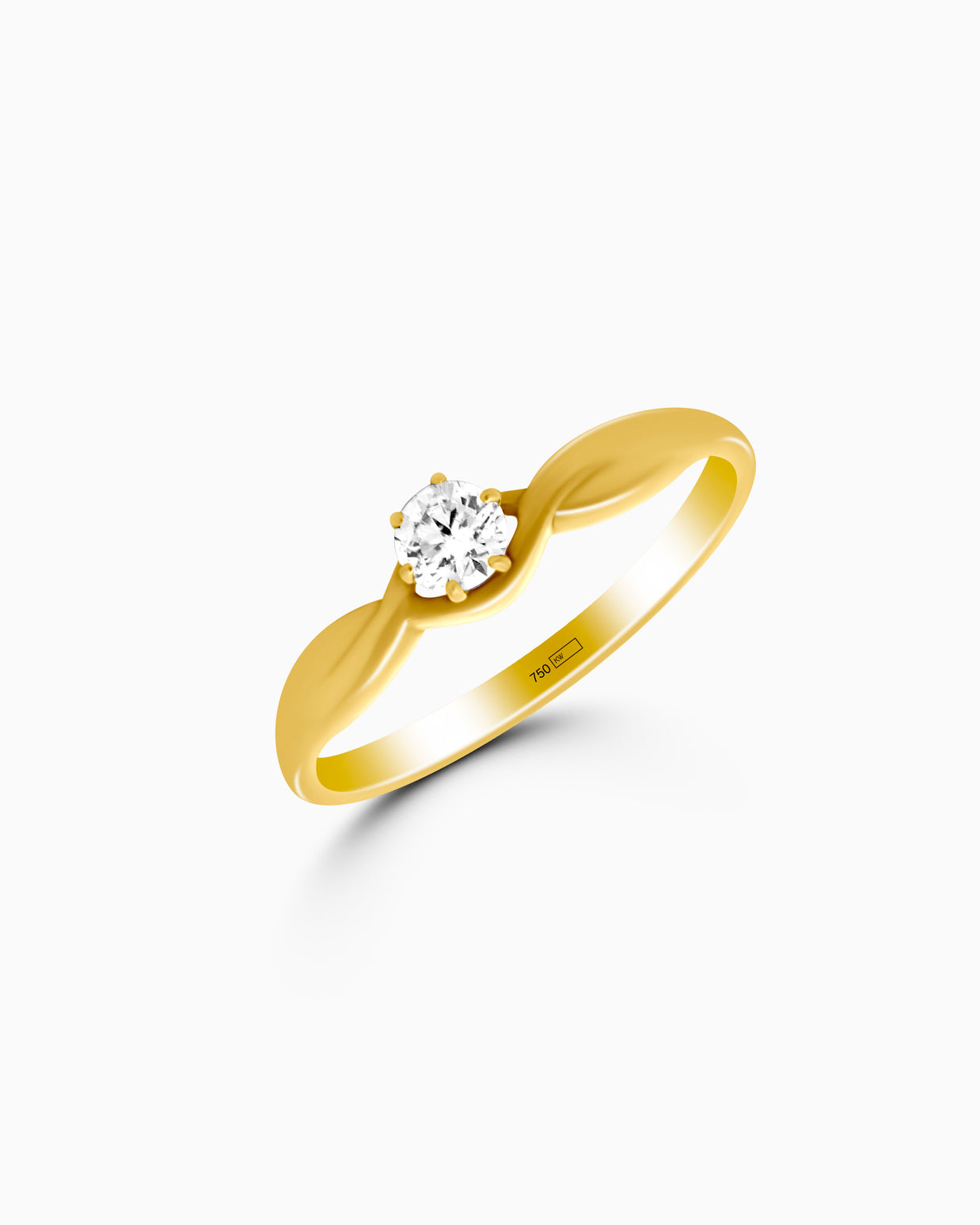Elegant Prong Solitaire Ring