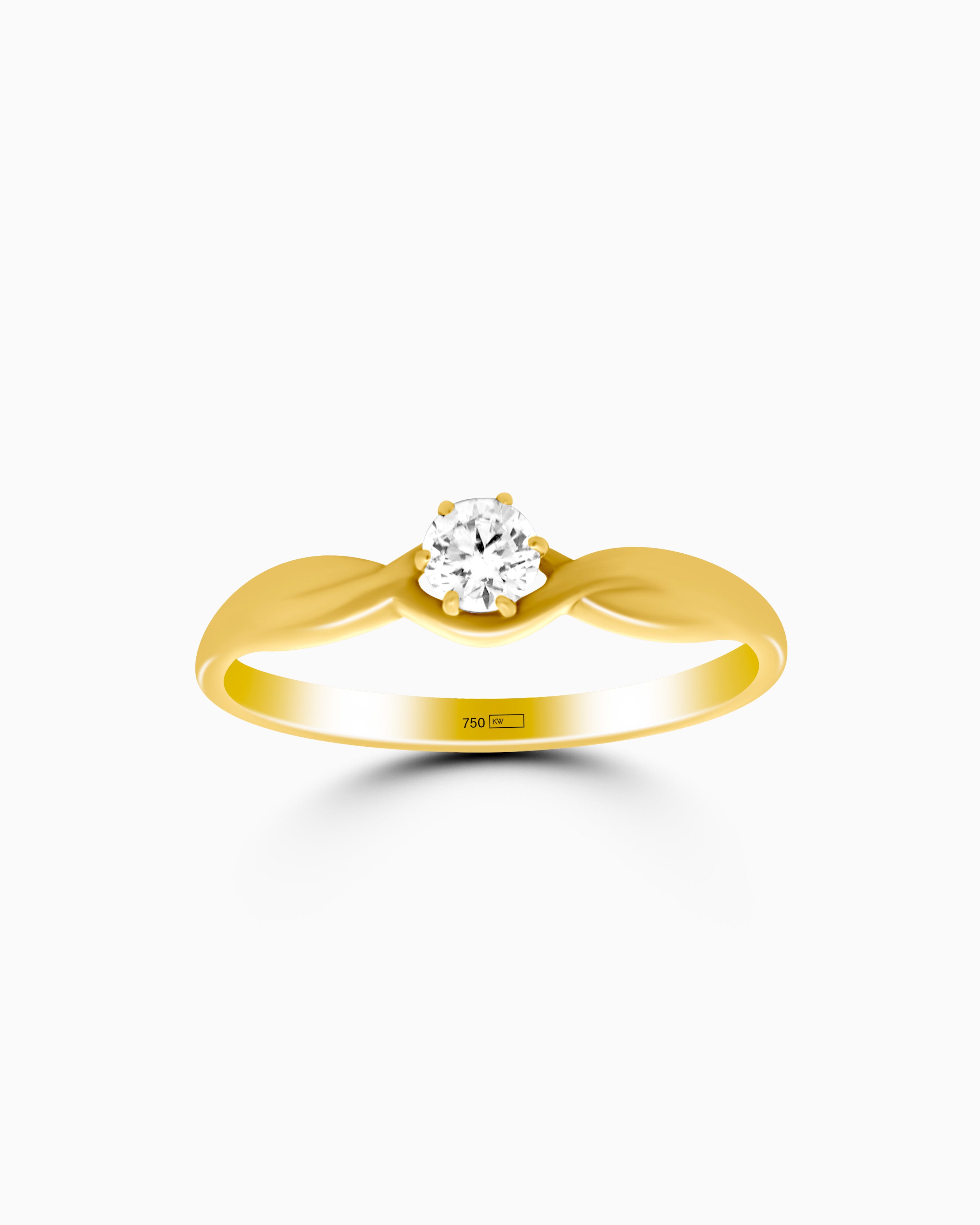 Elegant Prong Solitaire Ring