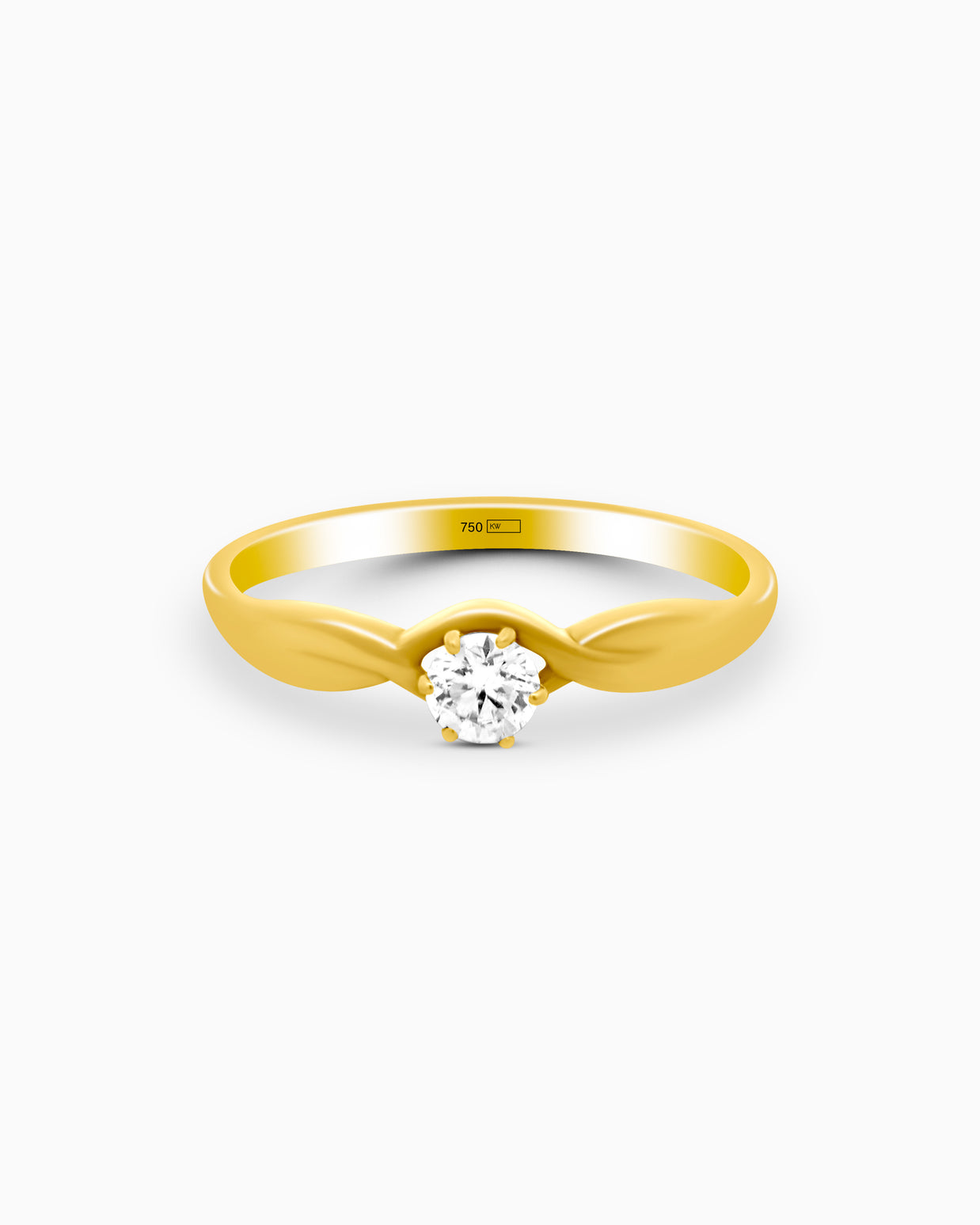 Elegant Prong Solitaire Ring