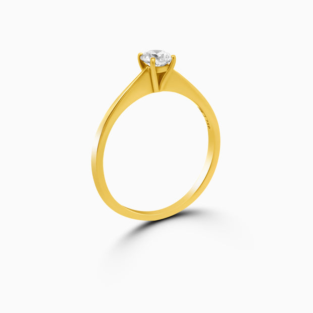 0.30ct Classic Solitaire Diamond Ring