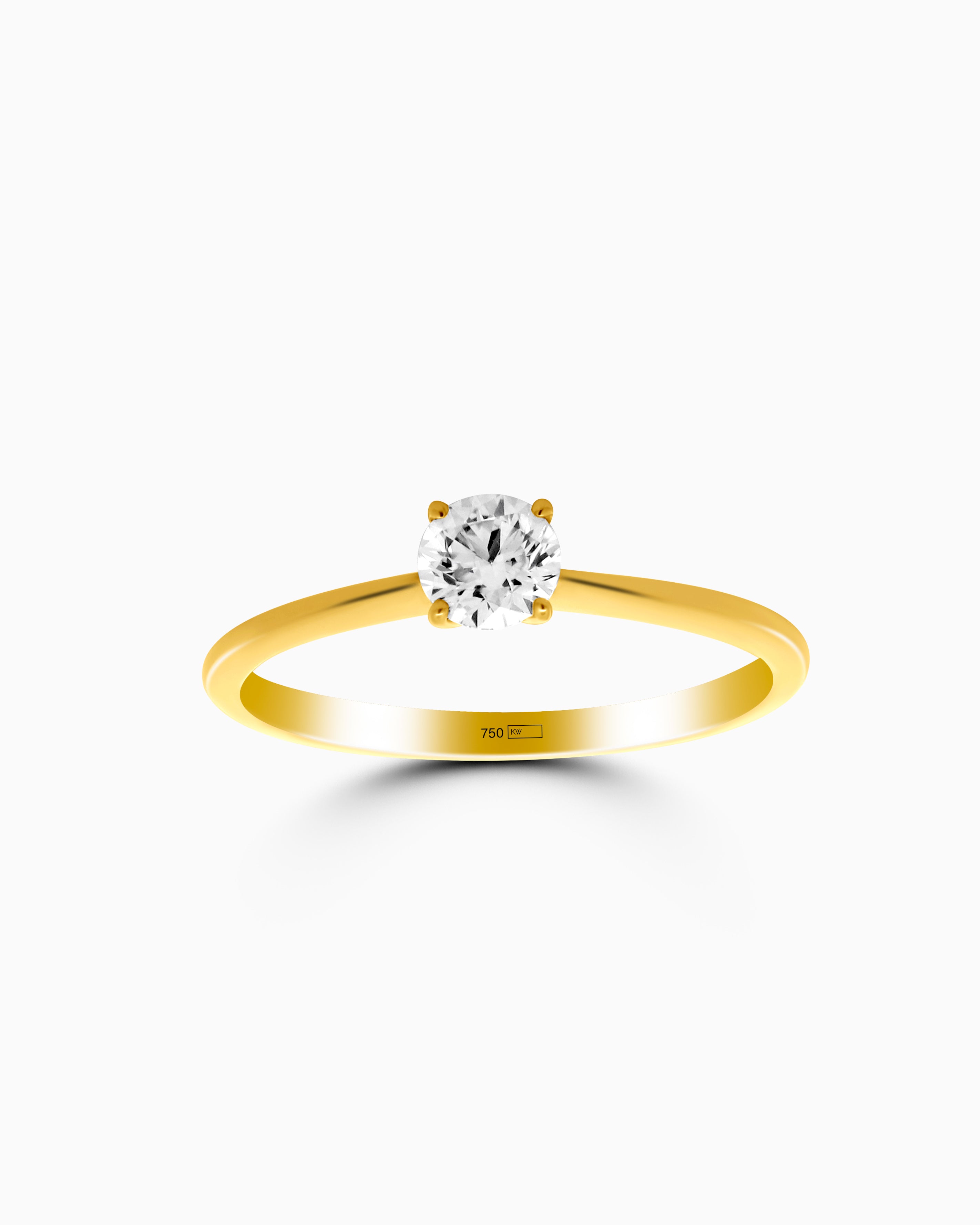 0.30ct Classic Solitaire Diamond Ring