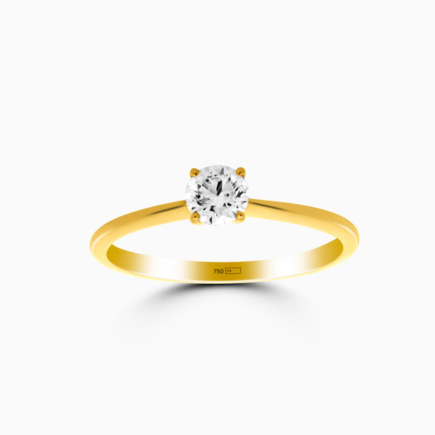 0.30ct Classic Solitaire Diamond Ring