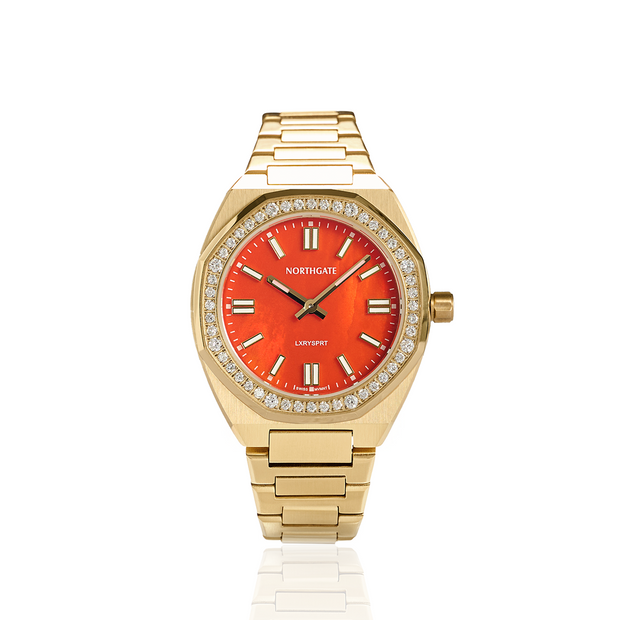 Northgate Diamond Sunset Orange (Mother of Pearl)