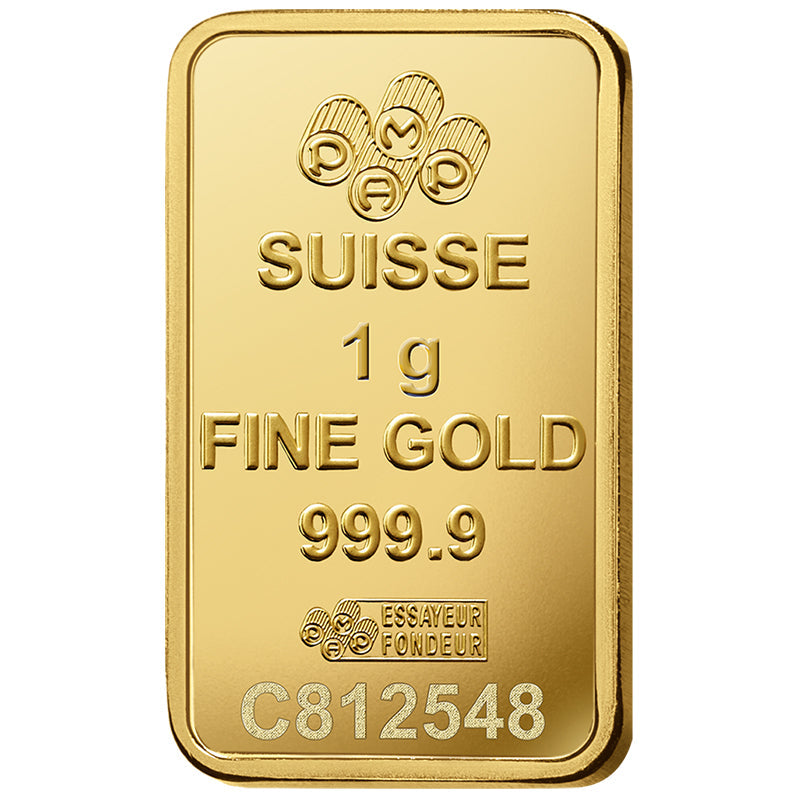 Pamp Suisse Queen Fortuna 1 Gram Gold Bar 24KT -
