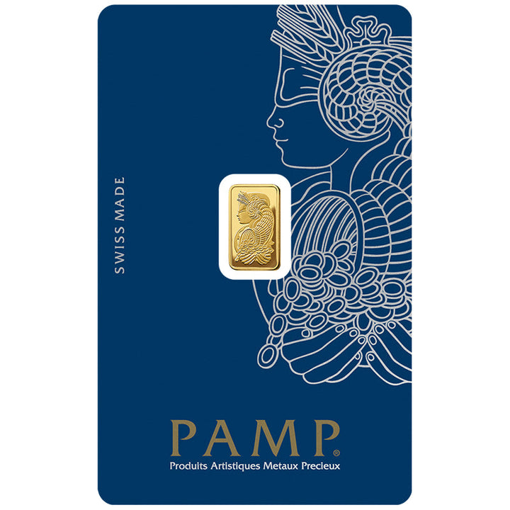 Pamp Suisse Queen Fortuna 1 Gram Gold Bar 24KT -