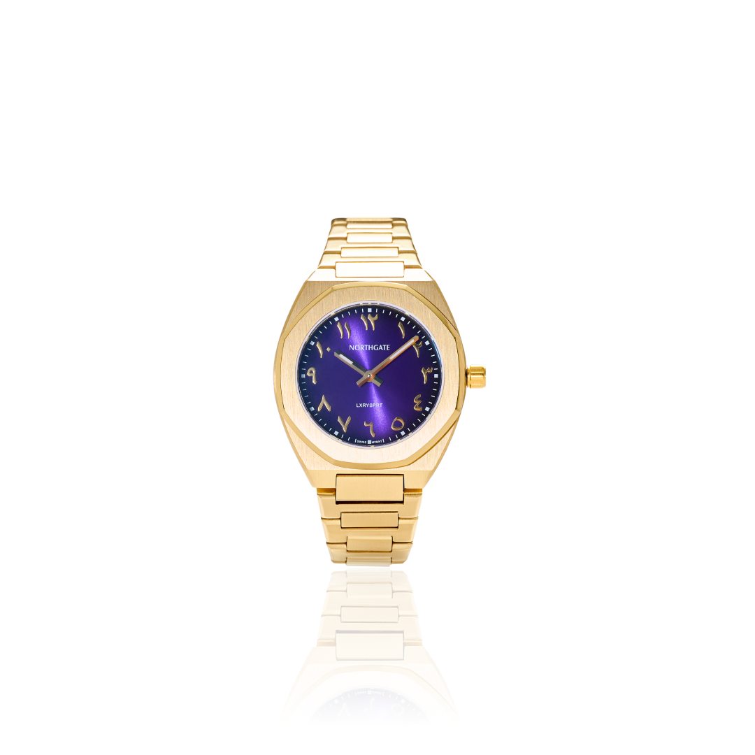 Northgate Club 34 Imperial Purple gold  Arabic numbers