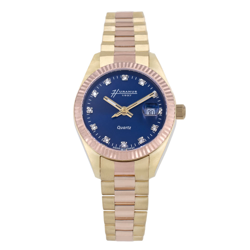 Huranus 1937 XR Lady Blu C Gold Watch