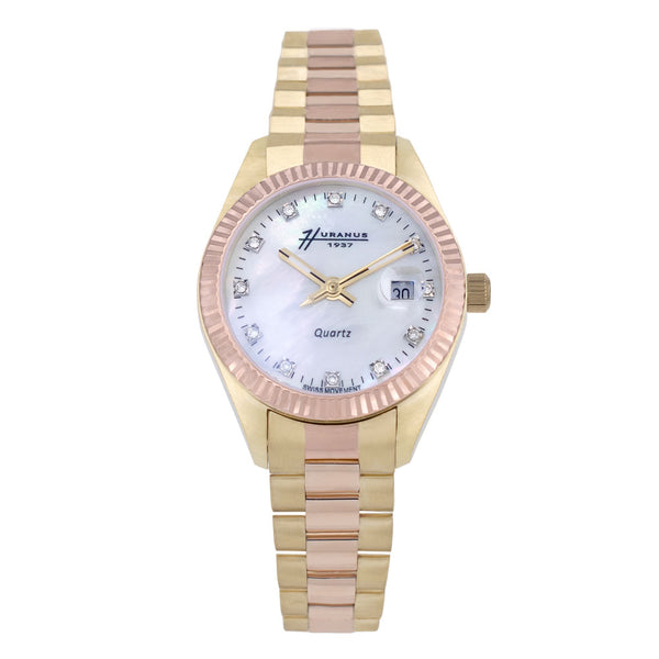 Huranus 1937 XR Lady Nacre C Gold Watch
