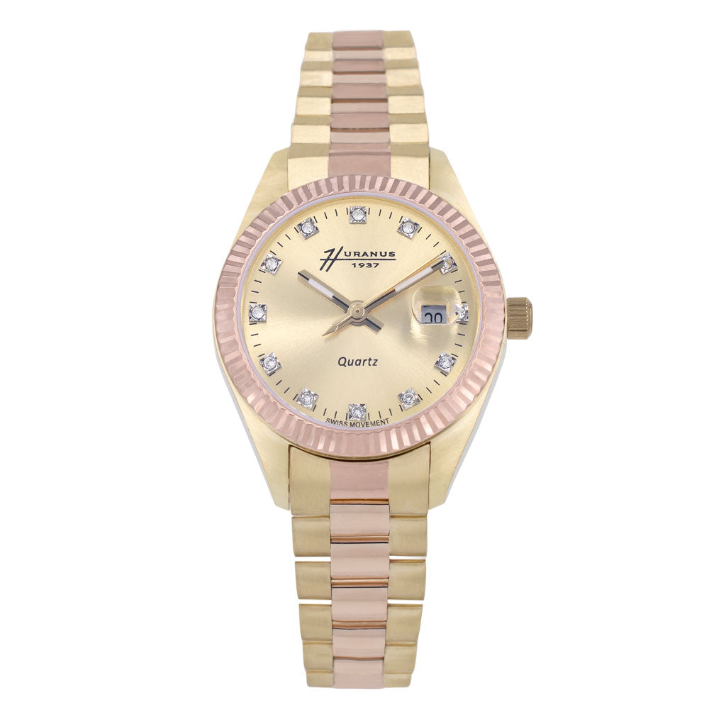 Huranus 1937 XR Lady Yellow C Gold Watch