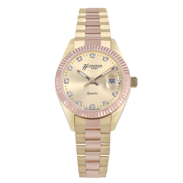 Huranus 1937 XR Lady Yellow C Gold Watch